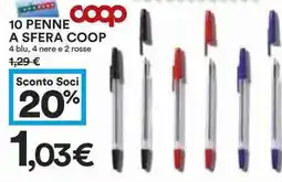 Coop Superstore 10 penne a sfera COOP offerta