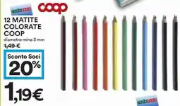 12 matite colorate COOP