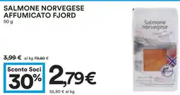 Coop Salmone norvegese affumicato FJORD offerta
