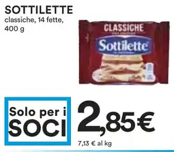 Coop Sottilette offerta