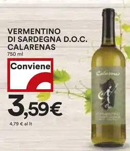 Coop Vermentino di sardegna d.o.c. CALARENAS offerta