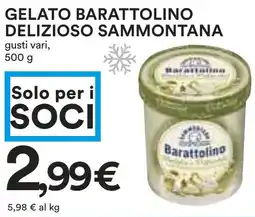 Coop Gelato barattolino delizioso SAMMONTANA offerta