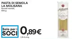 Coop Pasta di semola LA MOLISANA offerta