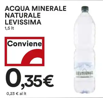 Coop Acqua minerale naturale LEVISSIMA offerta