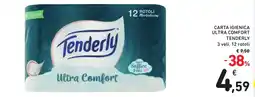 Spazio Conad Carta igienica ultra comfort TENDERLY offerta