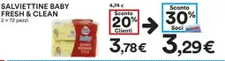 Coop Salviettine baby FRESH & CLEAN offerta