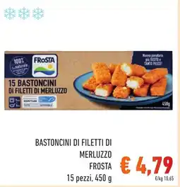 Spazio Conad Bastoncini di filetti di merluzzo FROSTA offerta