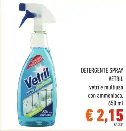 Spazio Conad DETERGENTE SPRAY VETRIL offerta