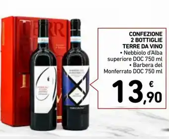 Spazio Conad Confezione 2 Bottiglie Terre Da Vino offerta