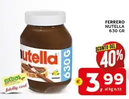 Extra Supermercati FERRERO nutella offerta