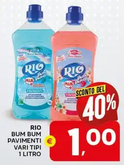Extra Supermercati RIO bum bum pavimenti offerta