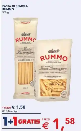 Esselunga Pasta di semola rummo offerta