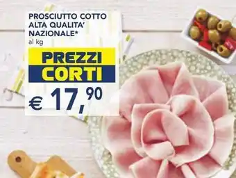 Esselunga Prosciutto cotto alta qualita' nazionale* offerta