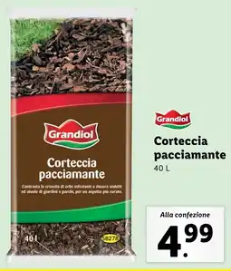 Lidl Grandiol Corteccia pacciamante offerta