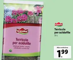 Lidl Grandiol Terriccio per acidofile offerta