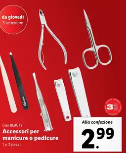 Lidl Cien BEAUTY Accessori per manicure o pedicure offerta