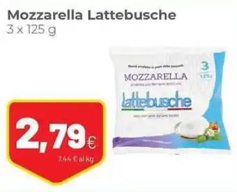 Coop famiglia cooperativa Mozzarella Lattebusche offerta