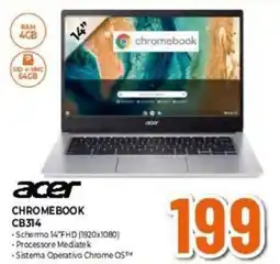 Expert acer CHROMEBOOK CB314 offerta