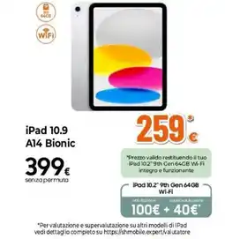 Expert iPad 10.9 A14 Bionic offerta