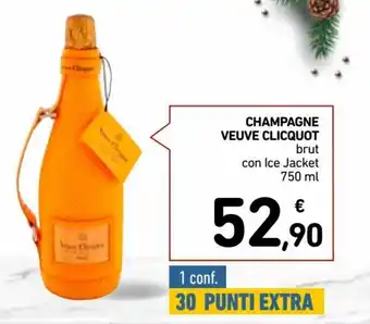 Spazio Conad Veuve Clicquot Champagne brut con Ice Jacket 750 ml offerta