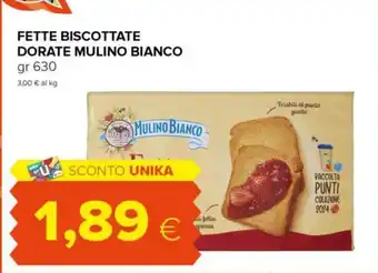 Tigre Fette biscottate dorate  MULINO BIANCO offerta