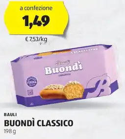ALDI Bauli buondì classico offerta