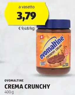 ALDI Ovomaltine crema crunchy offerta