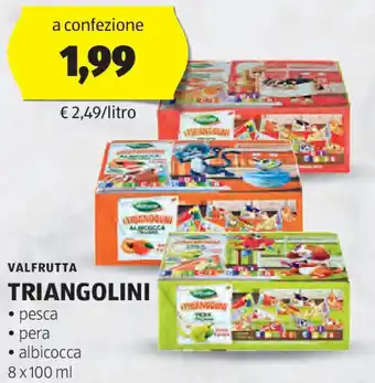 ALDI Valfrutta triangolini offerta