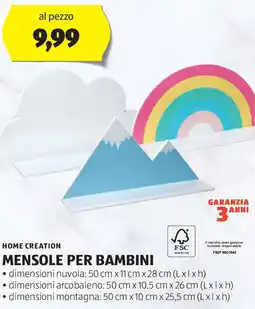 ALDI Home creation mensole per bambini offerta