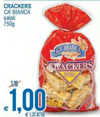 MD Discount Crackers salati 750 g offerta