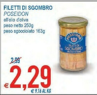 MD Discount Filetti di sgombro all'olio oliva offerta