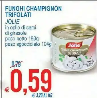 MD Discount Funghi champignon trifolati in olio di semi di girasole offerta