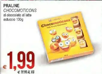 MD Discount Praline chocomoticons al cioccolato al latte offerta