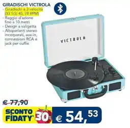 Esselunga GIRADISCHI VICTROLA offerta