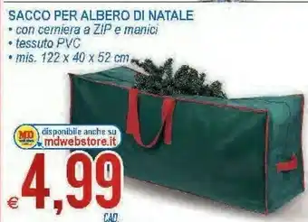 Md sacco per albero di natale