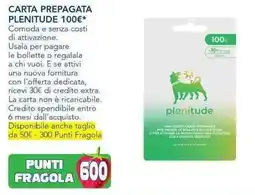 Esselunga Carta prepagata plenitude 100€ offerta