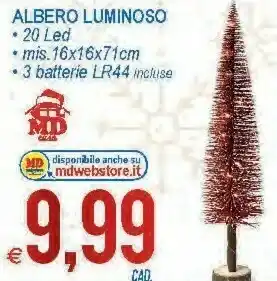 Albero luminosos
