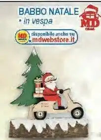 Babbo natale in vespa