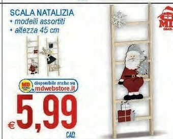 Scala natalizia modelli assortiti