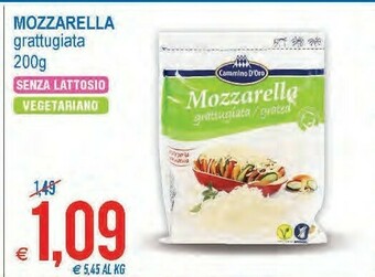 MD Discount Cammino d'oro - mozzarella grattugiata la fresca delizia 200 g(ml) offerta