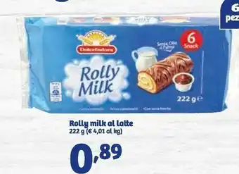 In'S Mercato Rolly milk al latte 222 g offerta