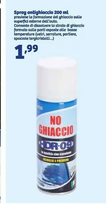 In'S Mercato Spray antighiacio 200 ml offerta