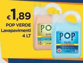 Pop verde lavapavimenti