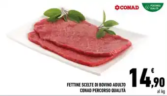 Conad City Fettine scelte di bovino adulto CONAD PERCORSO QUALITÀ offerta