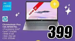 MediaWorld hp Chromebook Plus 14A-NF0007NL offerta