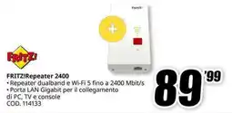 MediaWorld FRITZ! Repeater 2400 offerta