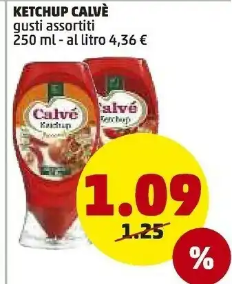 PENNY Calvè - ketchup piccante 250 g(ml) offerta
