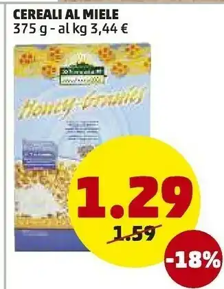 PENNY Cereali al miele offerta