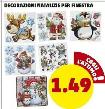 Decorazioni natalizie per finestra