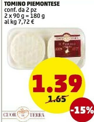 PENNY Tomino piemontese offerta